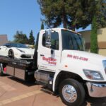 towing car