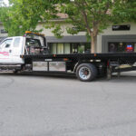 towing car