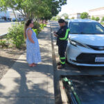 tow person with car